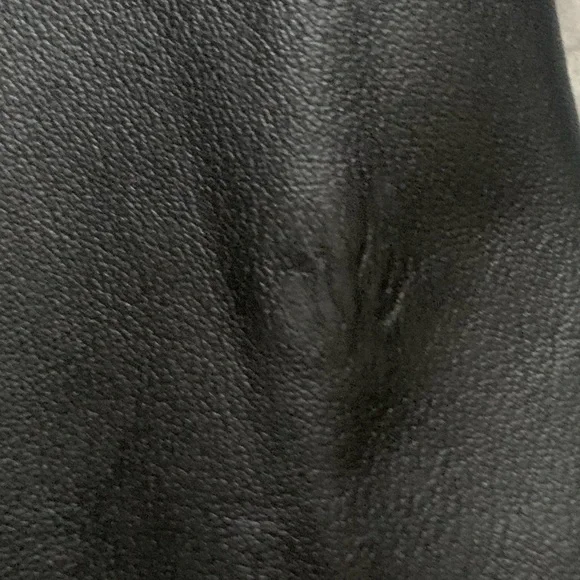 Vintage Floor Length Genuine Leather Maxi Skirt with Back Zipper - Picture 5 of 13